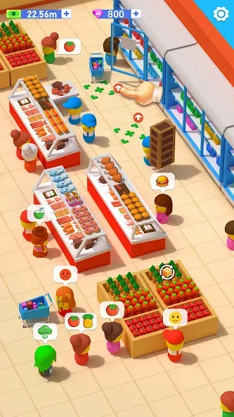 My Idle Supermarket Simulator (Мой Айдл Стор)  [МОД Menu] Screenshot 4