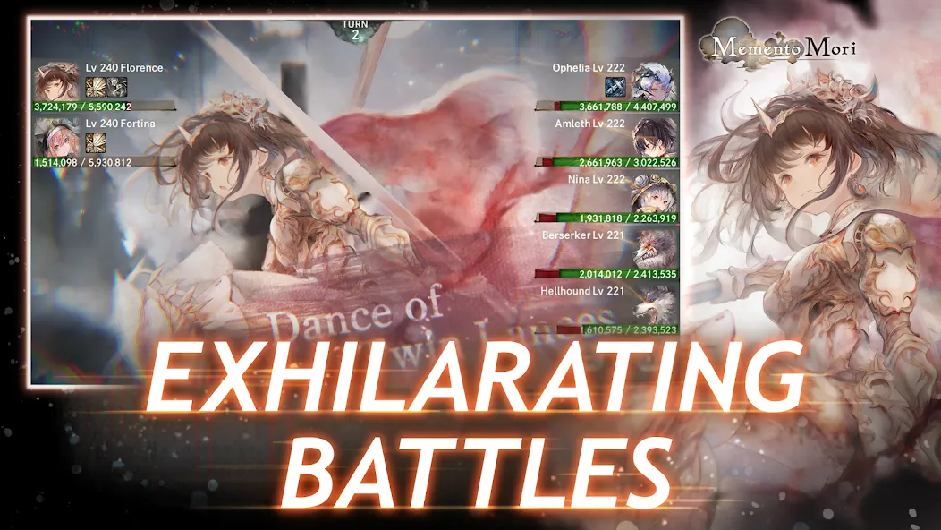 MementoMori: AFKRPG (Мементо Мори)  [МОД Бесконечные монеты] Screenshot 1