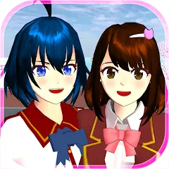 Скачать взломанную SAKURA School Simulator (Сакура Скул Симулятор)  [МОД Много монет] - стабильная версия apk на Андроид