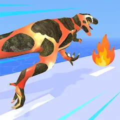Скачать взлом Dino Evolution Run 3D (Дино Эволюция Ран 3Д)  [МОД Mega Pack] - полная версия apk на Андроид