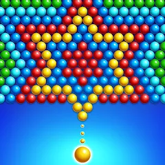 Скачать взломанную Bubble Shooter Royal Pop  [МОД Бесконечные деньги] - последняя версия apk на Андроид