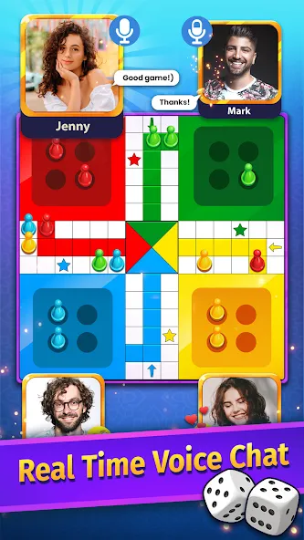 Ludo Game COPLE - Voice Chat  [МОД Unlocked] Screenshot 1