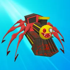 Скачать взломанную Merge Spider Train  [МОД Unlimited Money] - полная версия apk на Андроид