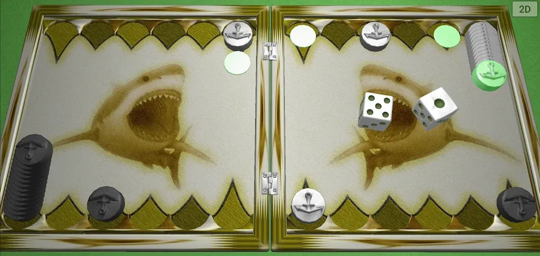 Backgammon 6 1  [МОД Много монет] Screenshot 1