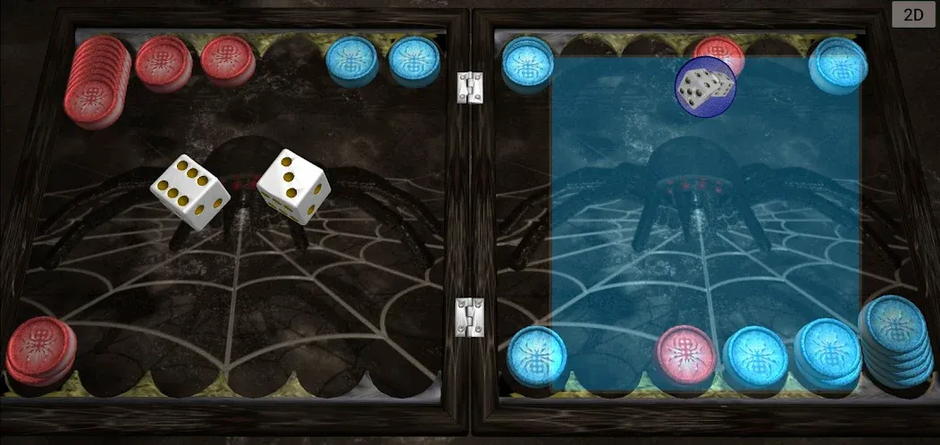Backgammon 6 1  [МОД Много монет] Screenshot 3