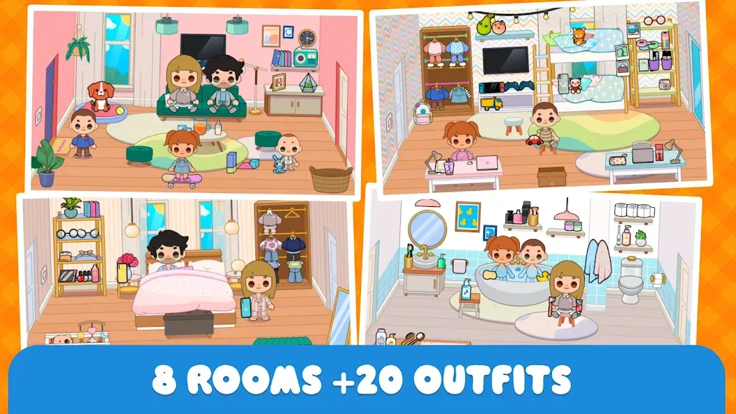 Minni Family Home - Play House (Минни Семейный дом)  [МОД Много монет] Screenshot 1