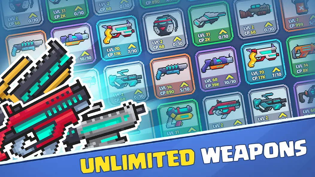 Firefighter: pixel shooter  [МОД Menu] Screenshot 3