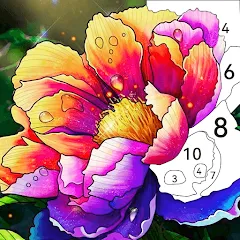 Взлом Tap Color by Number - Coloring  [МОД Mega Pack] - полная версия apk на Андроид