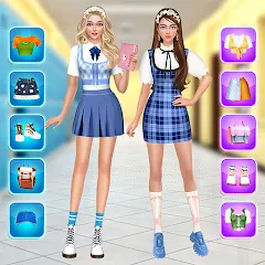 Скачать взлом College Dress Up for Girls (Капель Макеовер)  [МОД Menu] - полная версия apk на Андроид