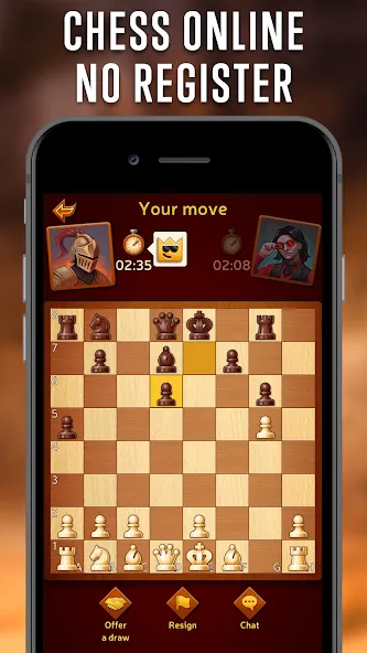 Chess Online - Clash of Kings  [МОД Menu] Screenshot 2