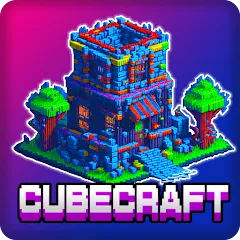 Скачать взломанную Cube Craftsman 5 Adventure (КубКрафт Приключение)  [МОД Mega Pack] - последняя версия apk на Андроид
