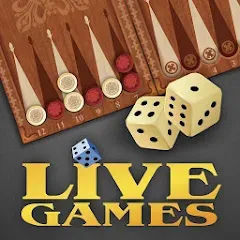 Скачать взлом Backgammon LiveGames online  [МОД Много денег] - полная версия apk на Андроид