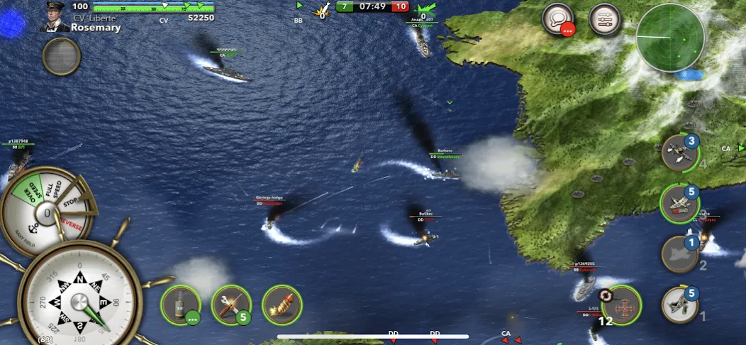 Navy Field: Online Sea Battles (НеиФилд)  [МОД Все открыто] Screenshot 4