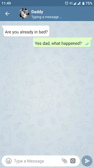 Fake Chat Messenger — TeleFake  [МОД Много денег] Screenshot 2