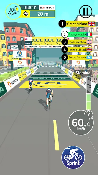 Tour de France Cycling Legends (Циклинг Легенды)  [МОД Много денег] Screenshot 2