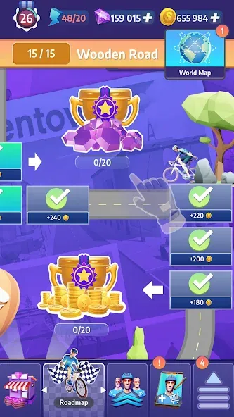 Tour de France Cycling Legends (Циклинг Легенды)  [МОД Много денег] Screenshot 5