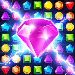 Взлом Jewels Planet - Match 3 Puzzle  [МОД Много денег] - полная версия apk на Андроид