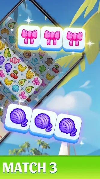 Tile Match Master - Classic (Тайл Матч Мастер)  [МОД Бесконечные деньги] Screenshot 3