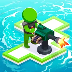 Взломанная War of Rafts: Crazy Sea Battle (Война плотов)  [МОД Все открыто] - полная версия apk на Андроид