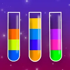 Скачать взломанную Water Sort Puzzle Color Game  [МОД Много монет] - стабильная версия apk на Андроид