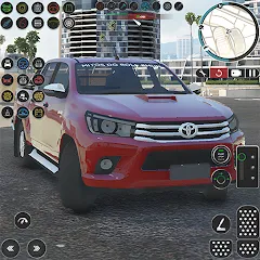 Скачать взломанную Pickup Hilux: Toyota Off Road (Пикап Хайлюкс)  [МОД Menu] - полная версия apk на Андроид