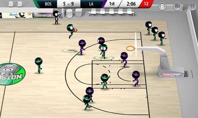 Взломанная Stickman Basketball 2017 (Бесконечные деньги) на Андроид