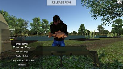 Взломанная Carp Fishing Simulator (На русском языке) на Андроид